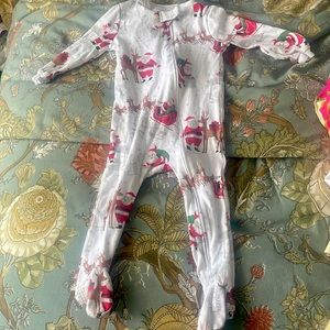 Pottery barn kids santa pajamas 12-18 months